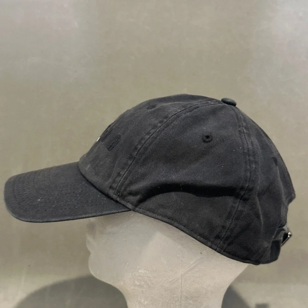 Jordan Jumpman Black Washed Cotton Adjustable Strapback Dad Hat Baseball Cap